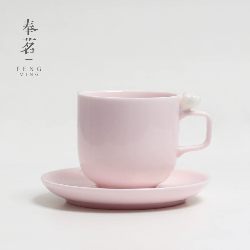 Розовая чашка-куб Sakura Master Cup Pink, единичная чашка для кофе, керамическая чашка для чая