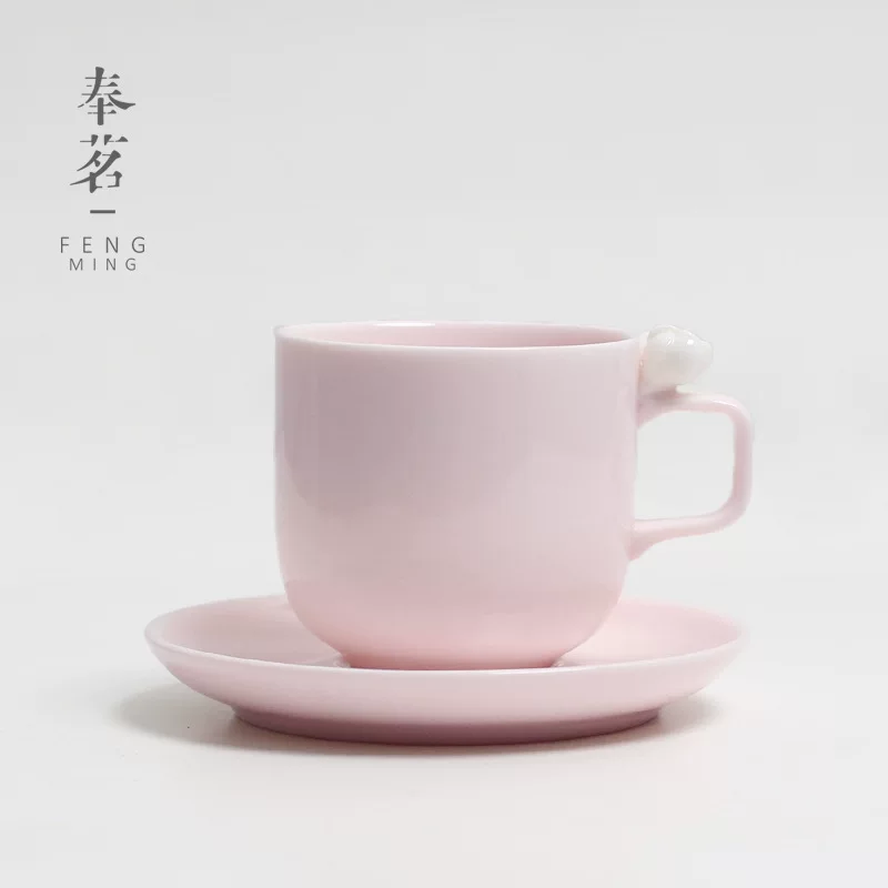 Розовая чашка-куб Sakura Master Cup Pink, единичная чашка для кофе, керамическая чашка для чая