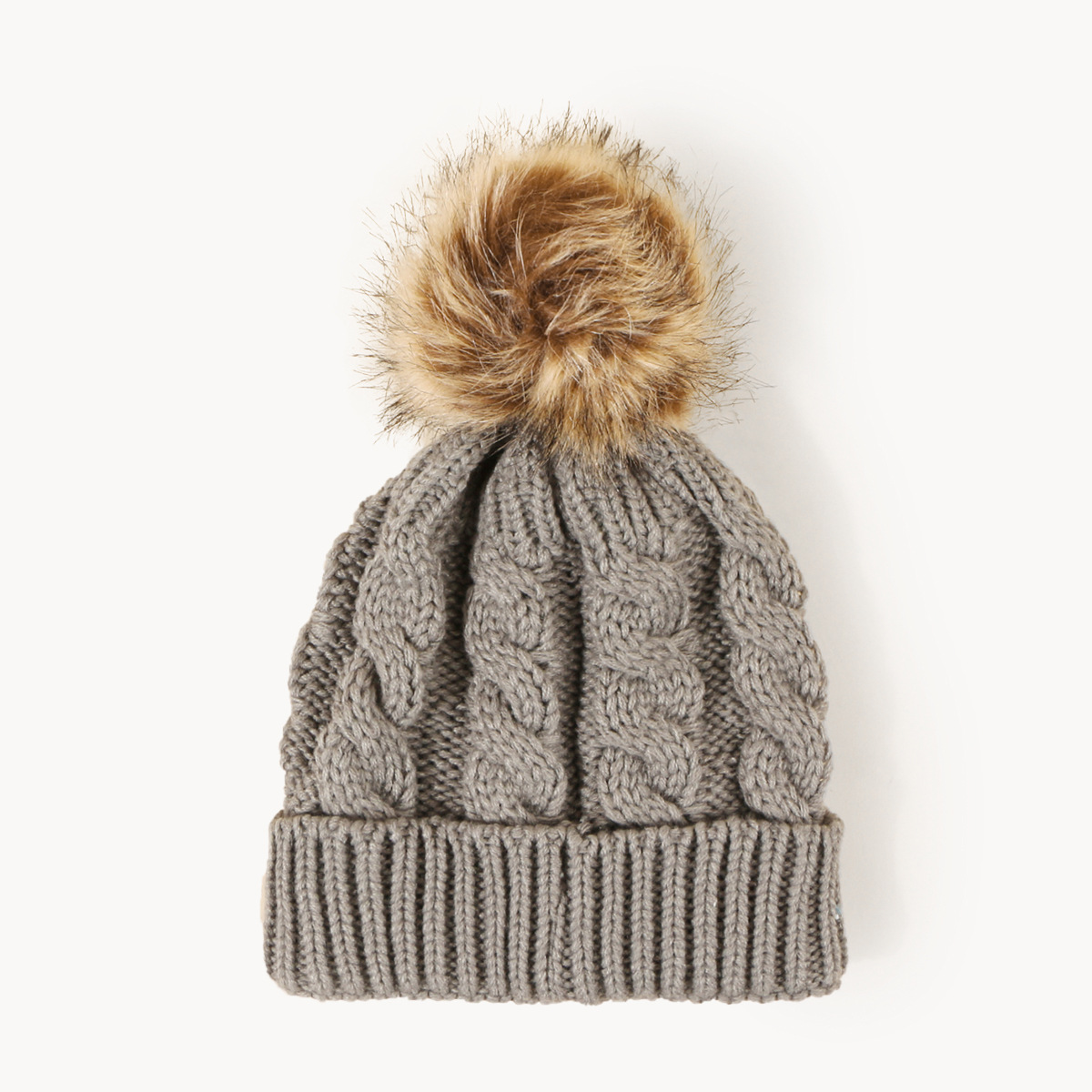 168g Weight Wool Cap Hats Type Outdoor Occasion Acrylic Material Solid Color Pattern Autumn&Winter Season Unisex Gender Korean Style Style Khaki, Grey, White, Red, Blue, Black Color Eaveless Rim Korean Style Warm Leather Label Fur Ball Knitted Hat Wholesale Nihaojewelry 19