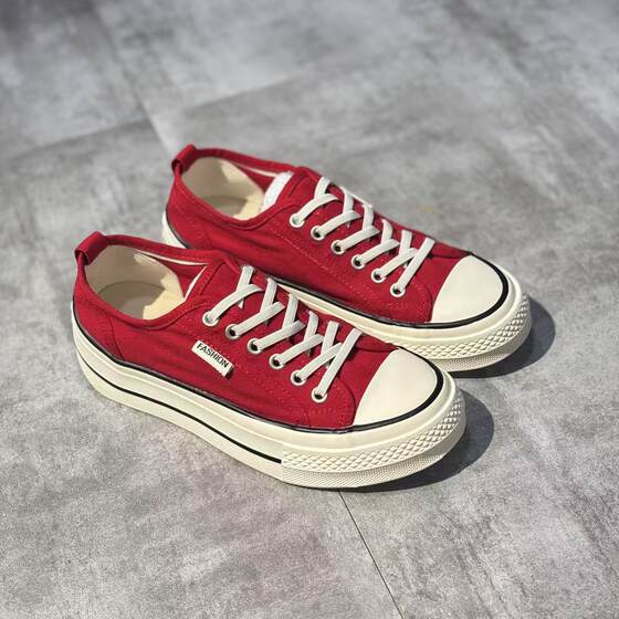 Mango Head Canvas Shoes Women's 2023 New Ugly Cute Big Head Shoes Women's Cute White Shoes All-match Korean Style Niche Shoes