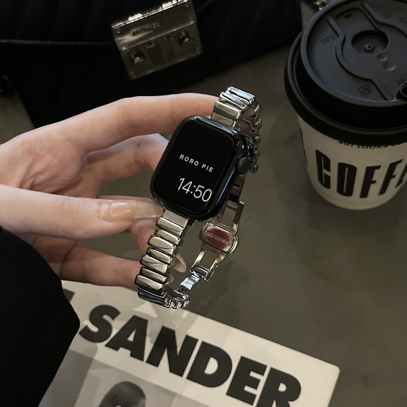 For iwatchs9 Strap Women's Summer applewatch Watch Strap s8s7se Girls High Sense Summer