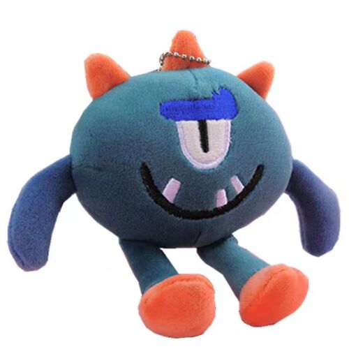 Creative cartoon funny big-eyed little monster plush toy pendant Internet celebrity doll doll bag key chain pendant