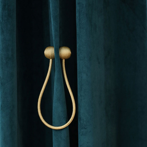 [Source Factory] Curtain strap magnetic buckle simple earphone magnet buckle decorative pendant tie rope fixed curtain buckle