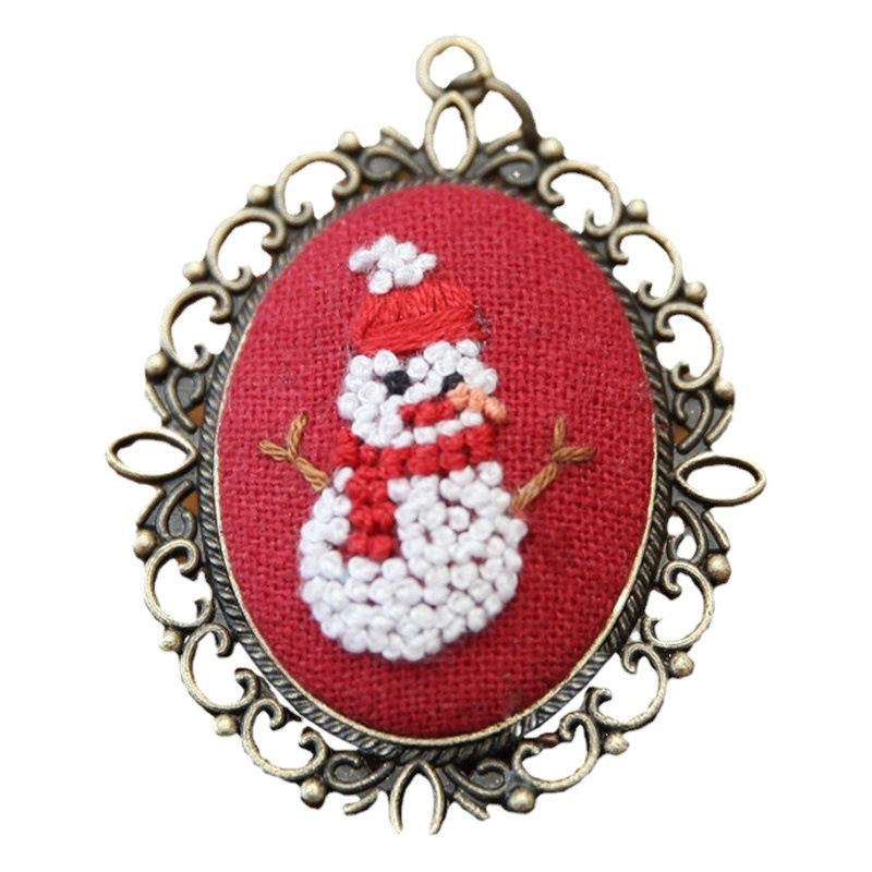 Jinhao bordado hecho a mano material de bricolaje collar del paquete las mujeres flor Lu Bordado principiante estilo antiguo suéter cadena