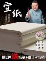 Полуприготовленная рисовая бумага, бумага для каллиграфии, рабочая бумага, китайская живопись, бумага с грубыми краями, половина практики каллиграфии для начинающих
