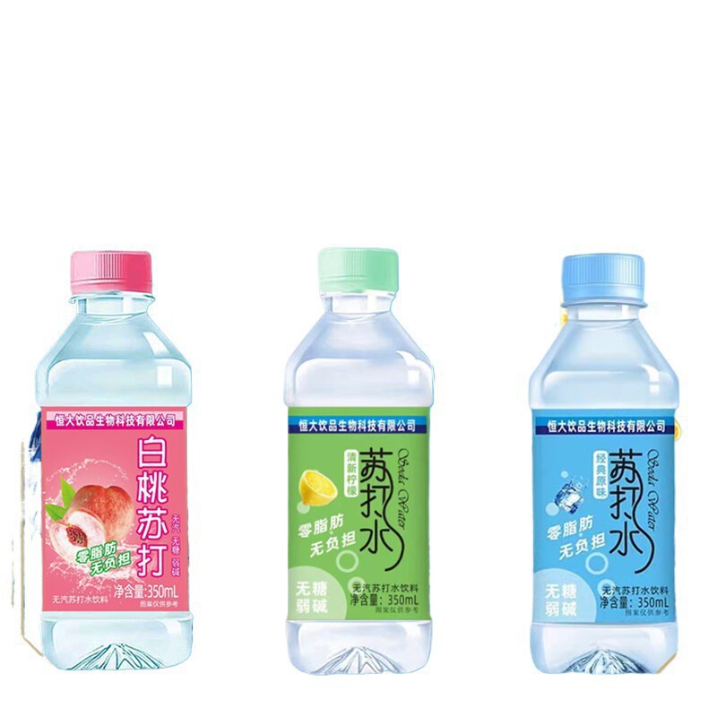苏打水整箱24瓶350ml纯原味柠檬水无糖无气泡0卡弱碱性饮料矿泉水|undefined