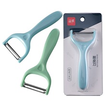 卡装北欧色瓜刨家用锋利不锈钢削皮器彩色柄瓜果削皮刀批发现货