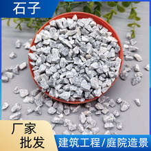 厂家批发灰石子工程铺路胶粘石骨料洗米石庭院造景用海浪灰碎石子