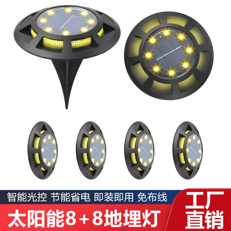 Travel lamp solar-powered for cemetery for gazebo
