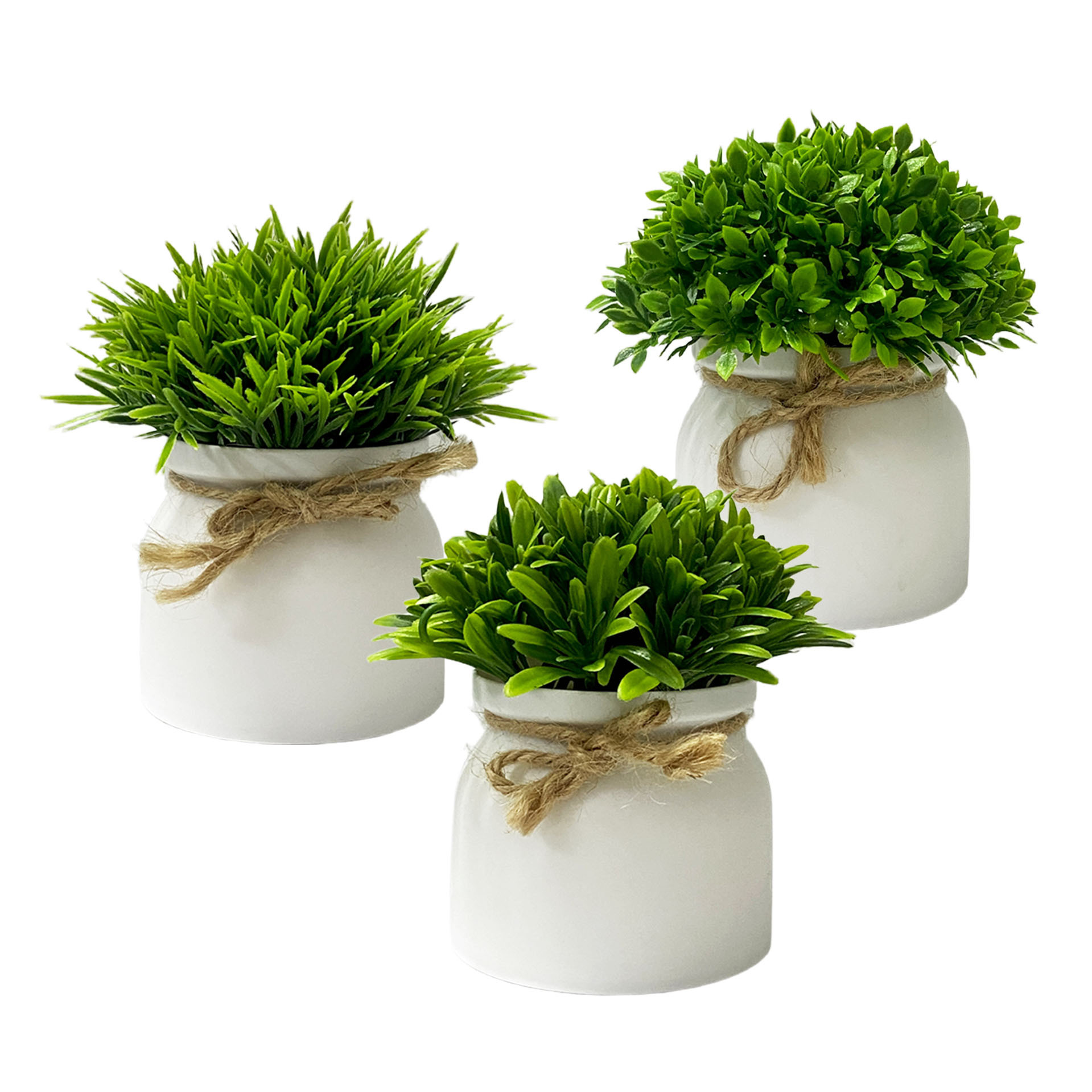 Simulación de plantas pequeñas y frescas combinaciones de plantas verdes hemisféricas en maceta decoración de mesa interior y exterior fábrica de decoración al por mayor image 3