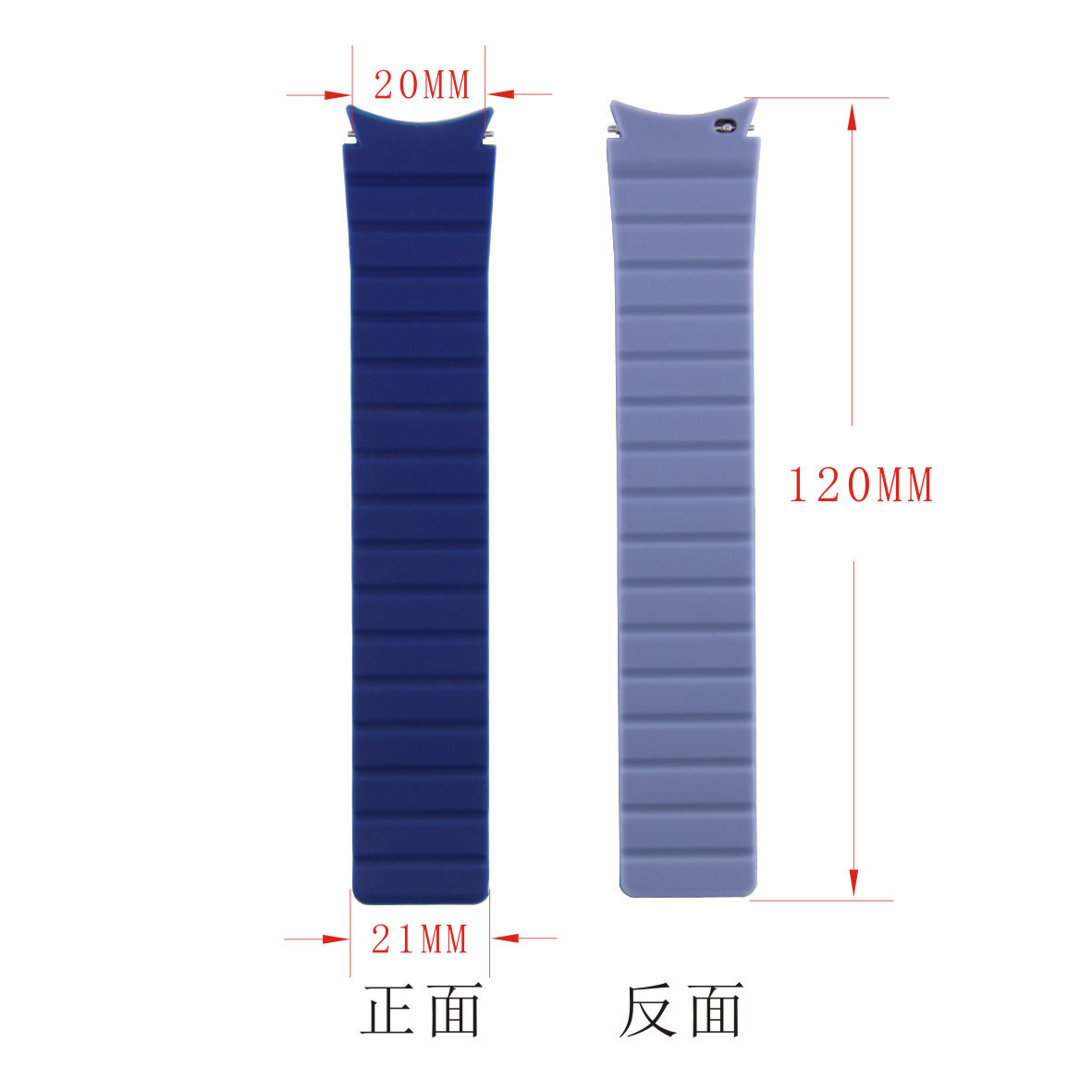 Para Samsung reloj Galaxy watt4/Watch5 classic20 correa magnética de silicona