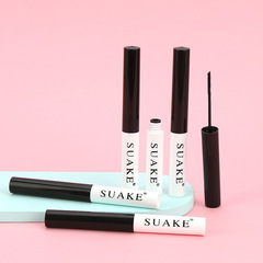 Cross-border cosmetic black and white tube curly eyelash mascara easy to form small brush head long and dense not easy to smudge trendy cosmetics