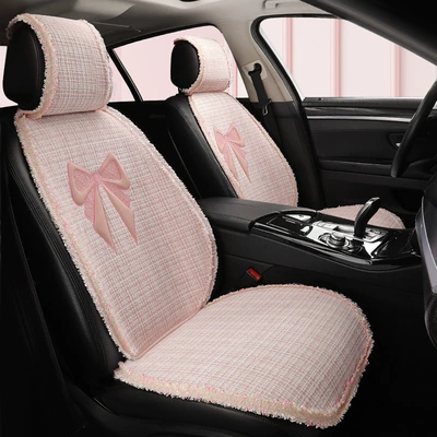 Multi-Piece Set of Women's | Universal seat cover - jnx-tenderness-pink-backrest-1-piece-with-hood-1