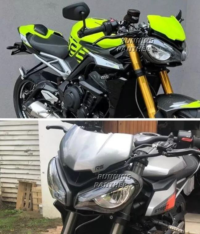 Suitable for Triumph Street Triple 765Rs Moto2 2023-Front Windshield Windshield Deflector Accessories