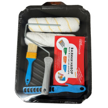 滚筒刷套装 腻子漆涂刷工具 9寸滚子套装托盘搅拌杆毛刷 涂装工具