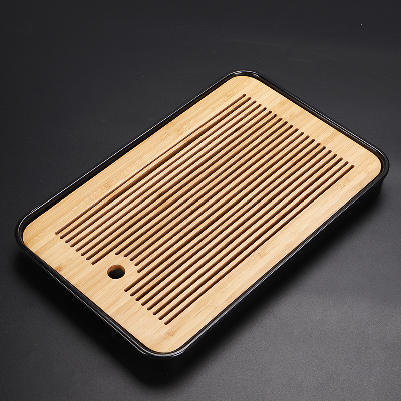 Japanese Simple Dry Tea Tray Melamine Bamboo Small Tea Table Travel Tea Set Hotel Dry Tea Tray Wholesale