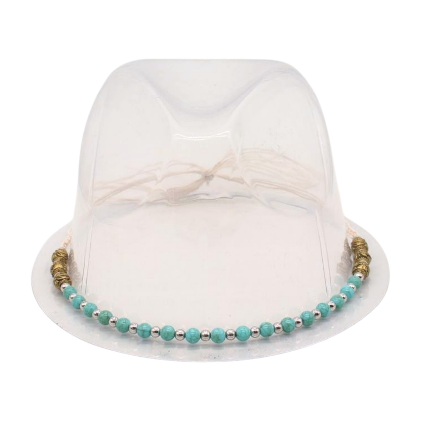 14g Weight Fascinator Hats Type Holiday, Daily Occasion turquoise Material Geometric Pattern All Seasons Season Unisex Gender Basic, Ethnic Style, Simple Style Style Unisex Basic Ethnic Style Simple Style Geometric Eaveless Hat Accessories 10