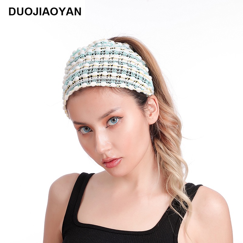 Automne et hiver nouvelle haute élasticité sans trace sans pression cheveux lâche visage lavage bandeau doux respirant pas étouffant bandeau_voghion.com