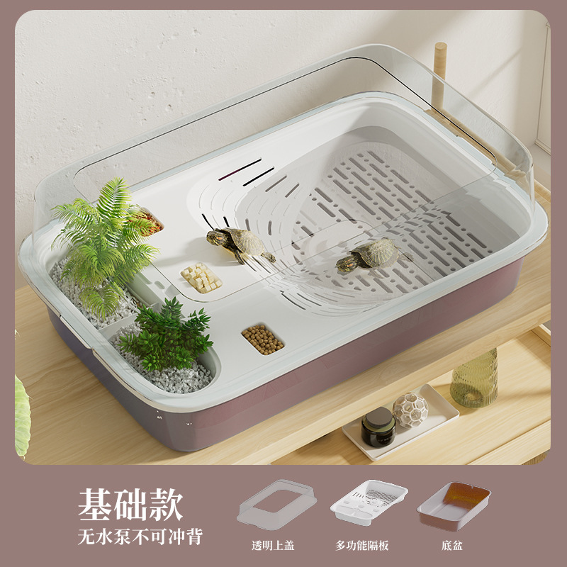 Acuario ecológico paisajístico doméstico de tamaño mediano y pequeño, balcón, sala de estar, tanque de crianza de arroz, granel, venta al por mayor.