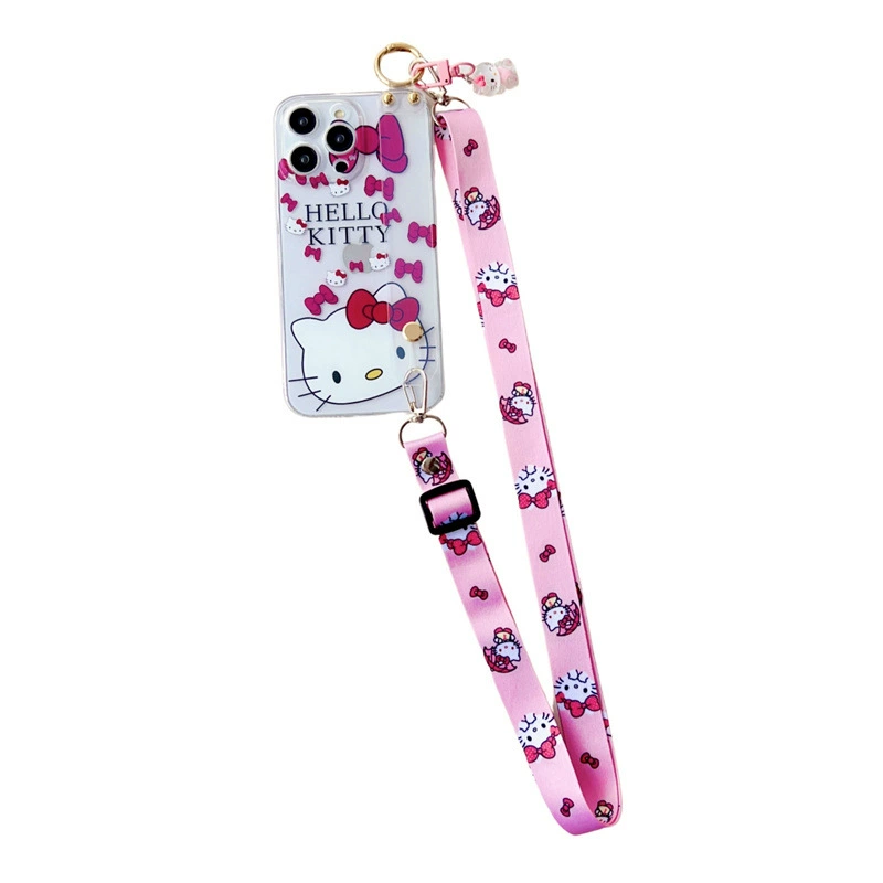 Чихуахуа Hello kitty, яблоко, совместимый браслет, чехол для телефона, iPhone 12, iPhone12 Pro, защитный ремешок для сумки, iphone, 14promax