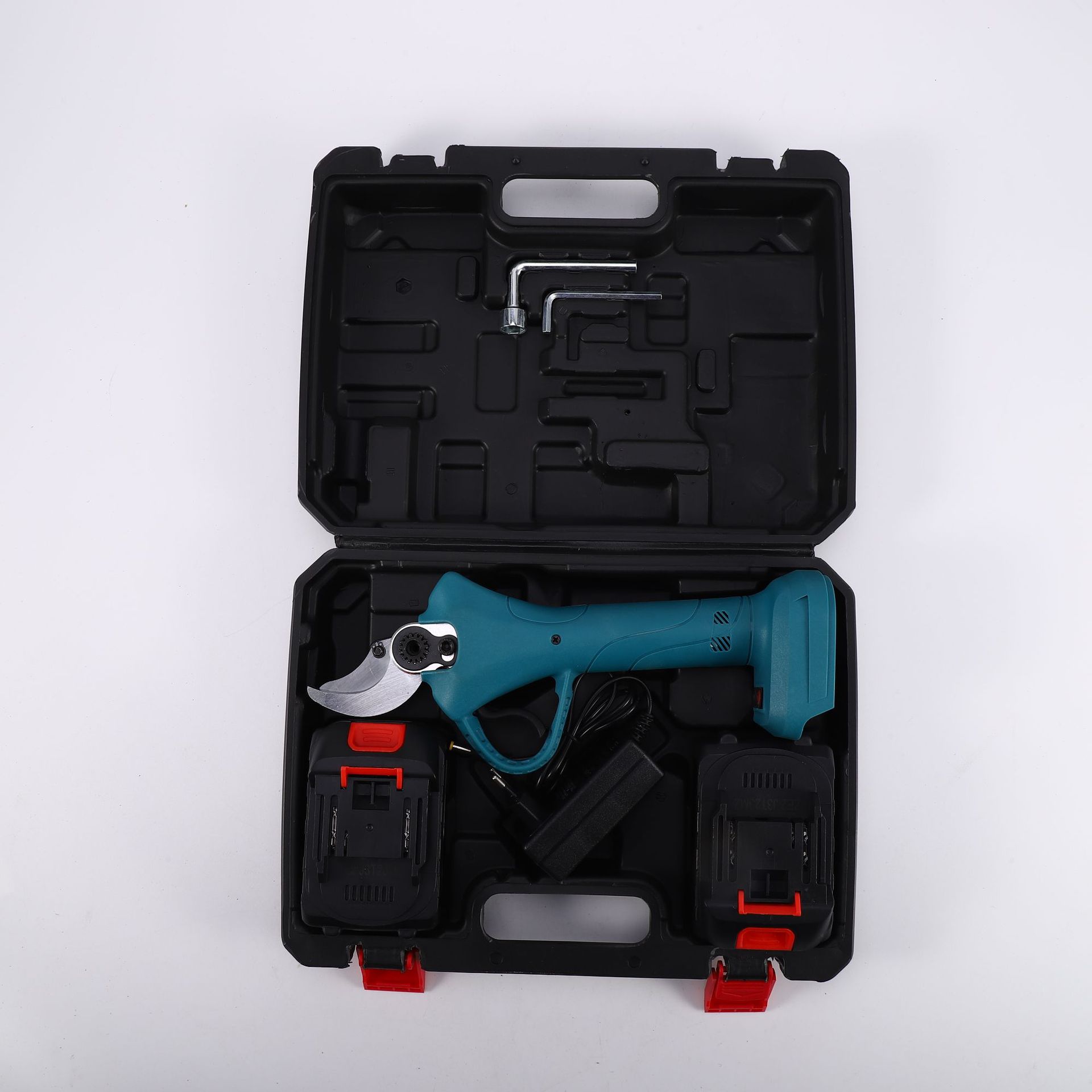 跨境外贸电动修枝剪粗枝剪剪树枝果树园林艺术电剪刀充电式锂电剪