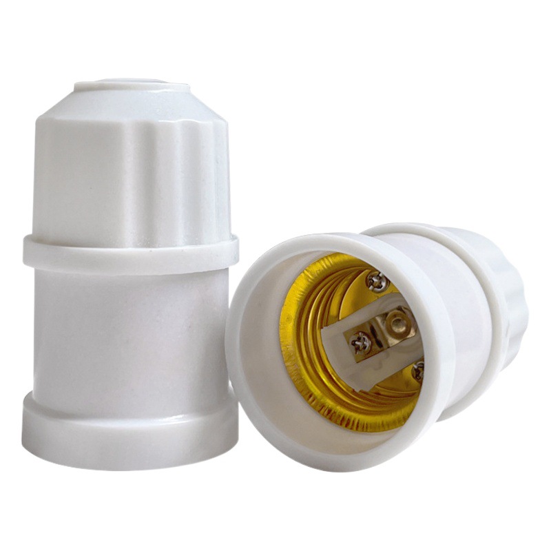 Portalámparas Redondo E27 al por Mayor, Portalámparas Colgante con Rosca, Base de Lámpara de Superficie, Lámpara LED, Accesorios para Lámparas LED Empotradas, Accesorios de Iluminación