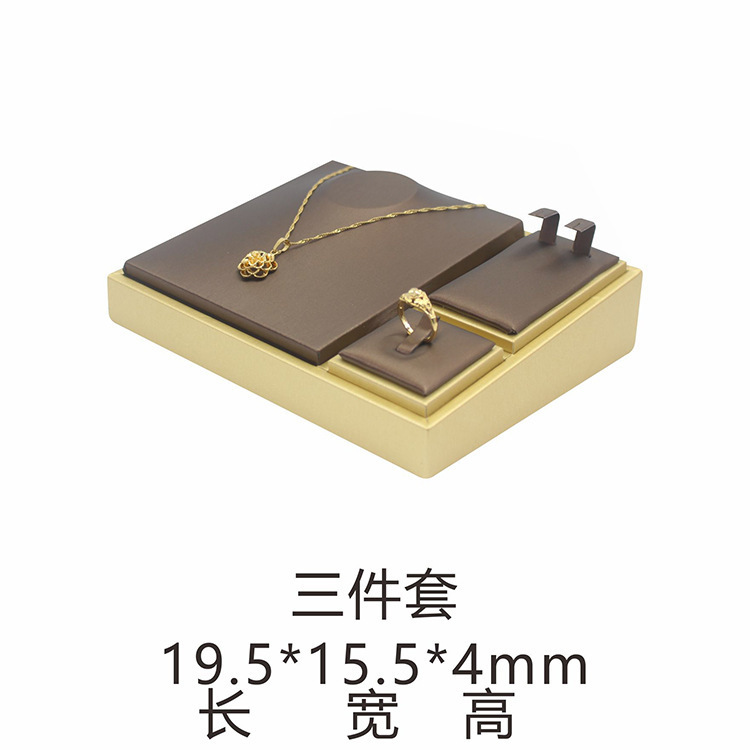 新しいジュエリー小道具古代ゴールドディスプレイラックジュエリーペンダントリングブレスレットイヤリングディスプレイラック|undefined