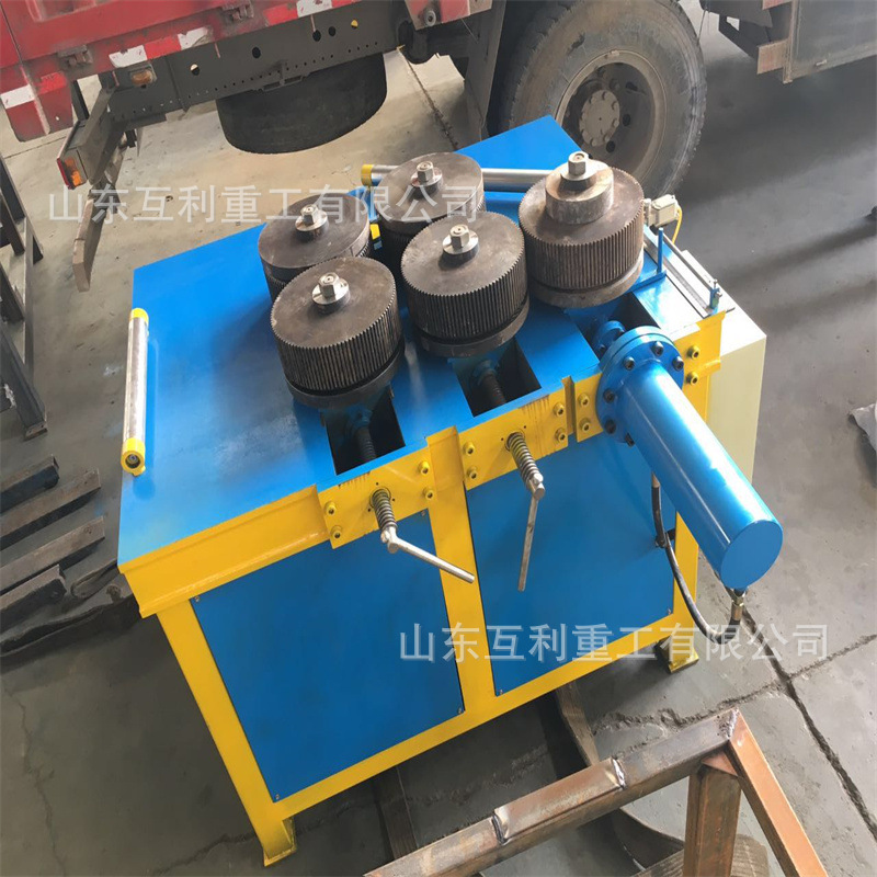 液压金属型材卷圆机 扁铁角钢弯圆机 40型内翻角铁成型机现货