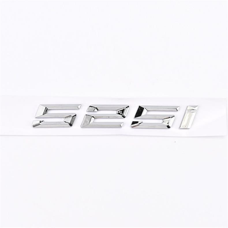 Suitable for BMW new 5 Series car stickers: 525i emblem, 528i rear tail emblem, 530i displacement emblem, 540i car emblem, for modification