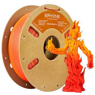 Eryone 3D Printing Consumables Matte Gradient Multicolor Maple Leaf (Red & Yellow) Wire Diameter 1.75mm 1KG
