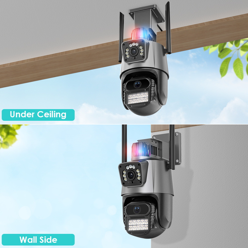 ICsee dış mekan kablosuz gözetleme kamerası ev Bluetooth bağlantısı HD kaliteli CCTV WiFi kamera