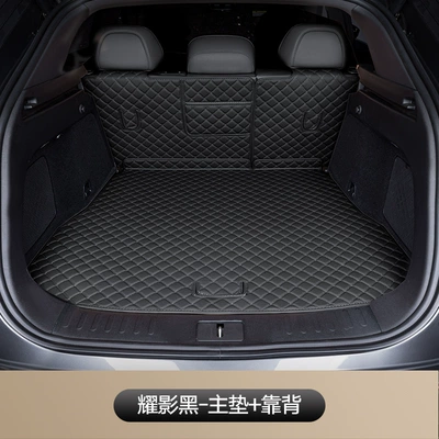 Full Surround Car Trunk | Trunk Mat - yaoying-black-main-cushion-backrest-dark-blue-s7s07-26-models