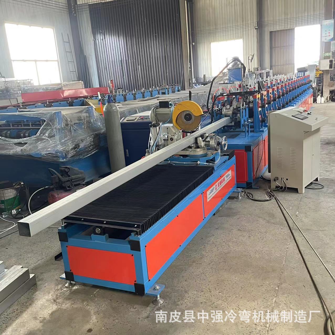 管件加工设备 全自动焊接式方管成型机  80*80方管机设备镀锌带滚