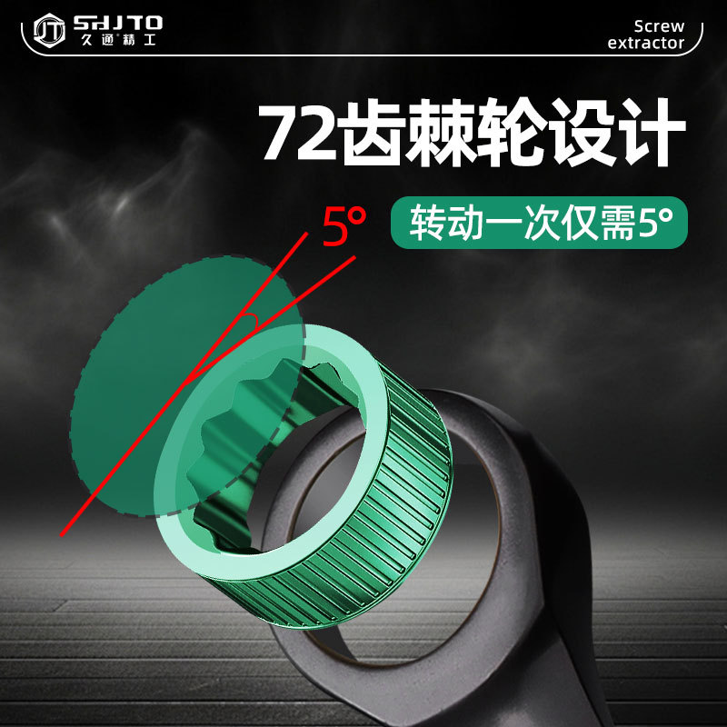 Fabricantes rápidos de ciruela llave de trinquete de grado industrial pequeña apertura automática de doble propósito llave de trinquete herramienta de ahorro de mano de obra