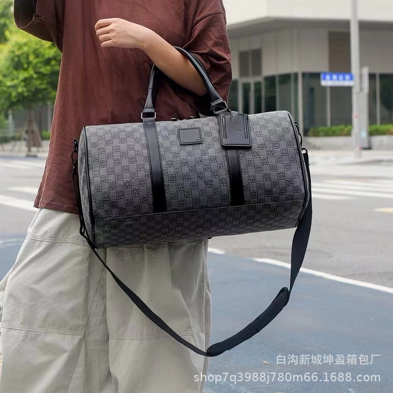 新しい aj 老眼 9 色市松模様生地大容量フライングマンショルダー斜めハンドヘルドフィットネスバッグトラベルバッグ|undefined