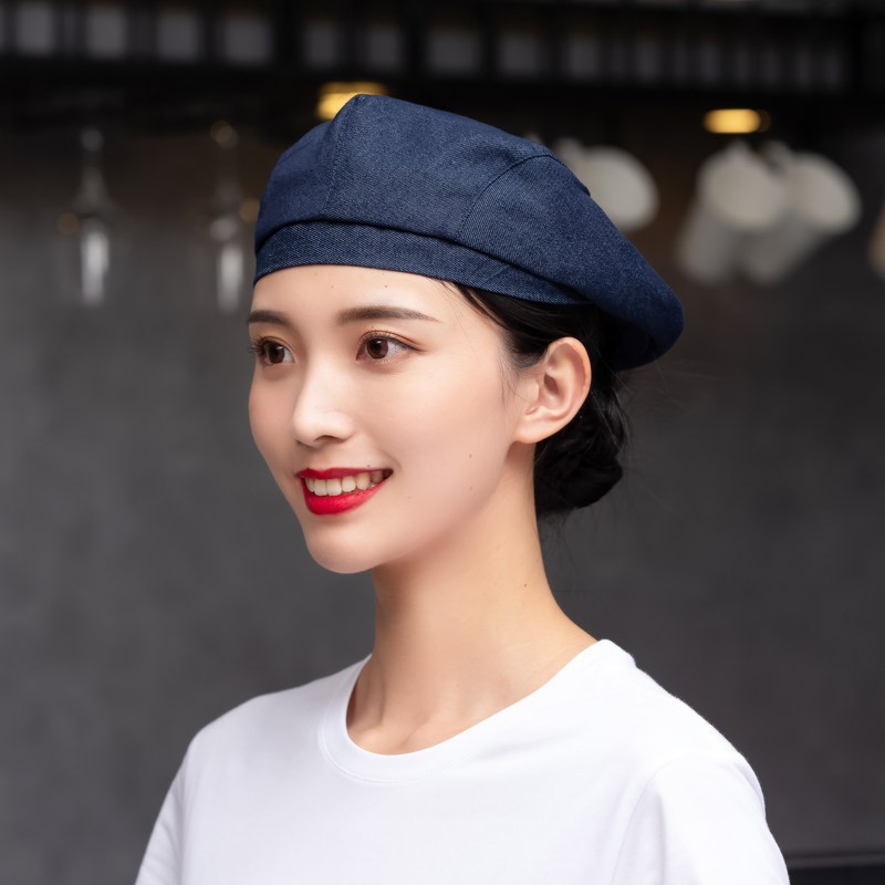 데님 블루 모자(색이 바래짐)
