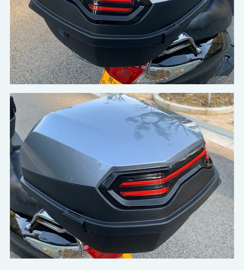 New Model Electric Vehicle Trunk, Universal Electric Vehicle Trunk, Thickened Large Electric Scooter Rear Trunk