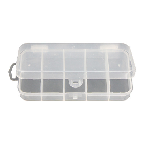 Small five-gram Lua box, medicine box, transparent lid, fishhook box, Lua box, single-layer bait Lua box, bait accessories tool box