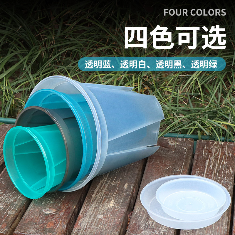 透明青山盆透氣控根盆蝴蝶蘭花盆大號月季盆加侖盆小塑料花盆批發