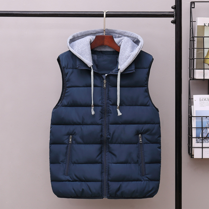 Autumn and Winter Outwears Men's Cotton Vests Korean Version Thickeneded Couple Cotton Vests Wholesale Women's Foreign Trade Cotton Vests with Logo Printed Autumn and Winter Outwears Men's Cotton Vests Korean Version Thickeneded Couple Cotton Vests Wholesale Women's Foreign Trade Cotton Vests with Logo Printed