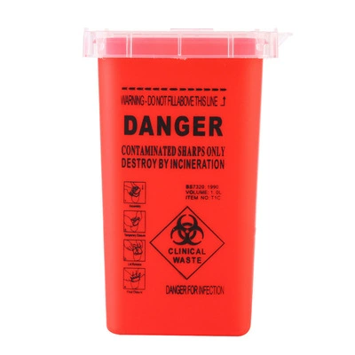 Татуировки Анти-игла scrap needle bucket Swellers собирает барабан лезвие игольный ящик для хранения 1 л блестящее тату оборудование