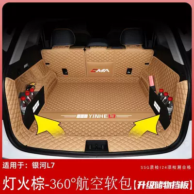 Galaxy 17 tail box – Trunk Mat - fire-brown-full-surrounded-baffle-see-details