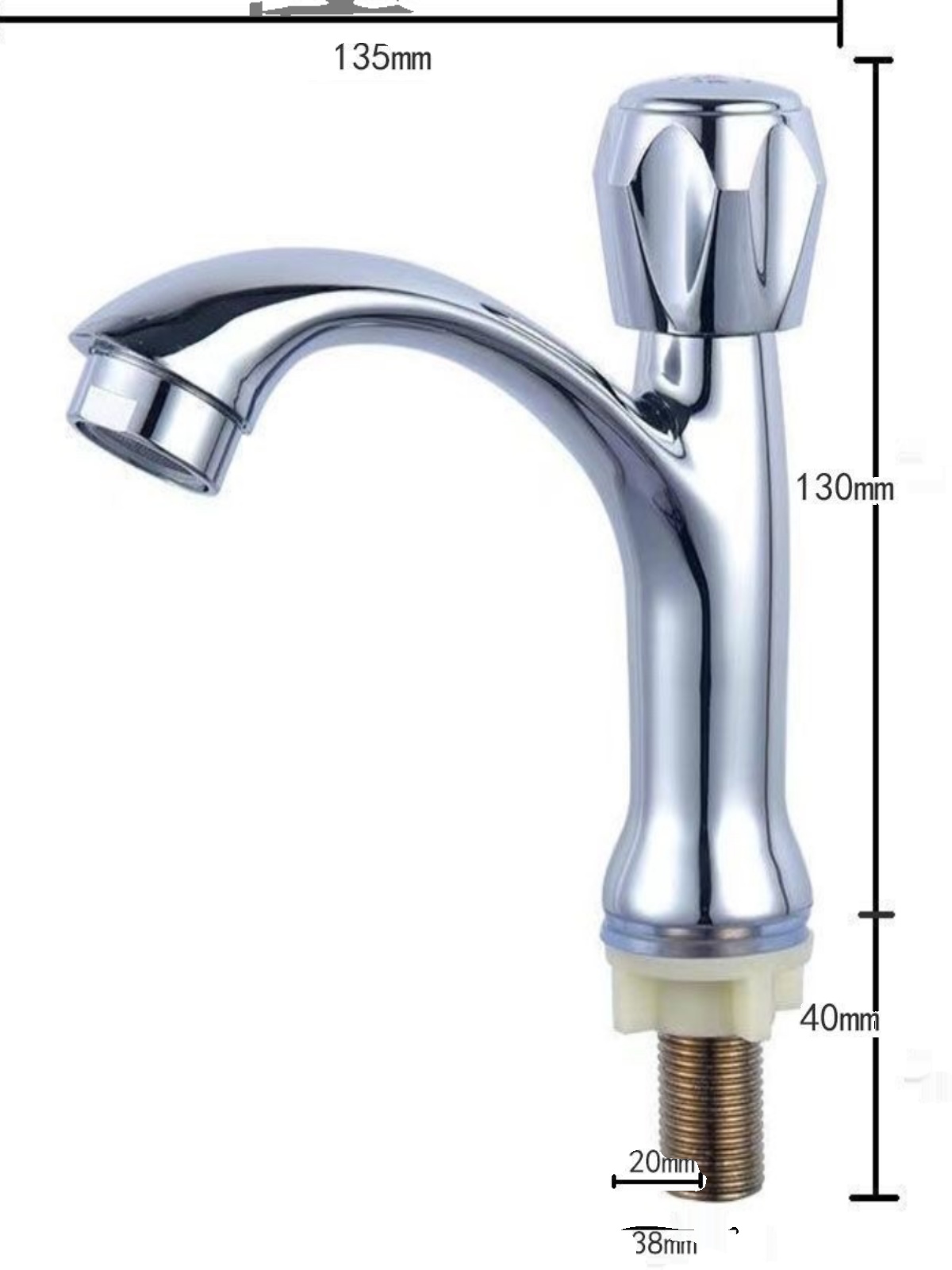 lavabo de baño un solo grifo de agua fría lavabo de aleación de agua fría lavabo de baño lavabo de un solo agujero cocina Longsu