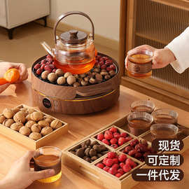 围炉煮茶套装家用玻璃煮茶壶茶具套装电陶炉室内煮茶多功能器具