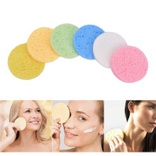 10Pcs Round Facial Cleaning Sponge Wood Pulp Cotton Soft跨境