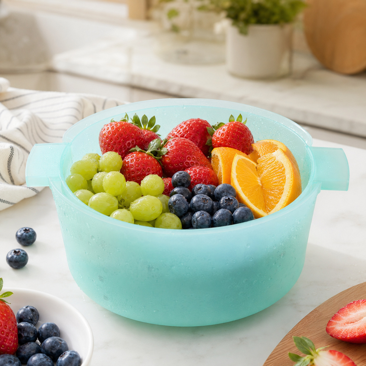 Direct sales from the source factory: ABS fruit strainer basket, small vegetable separator, fruit and vegetable washing basket, kitchen cleaning basket