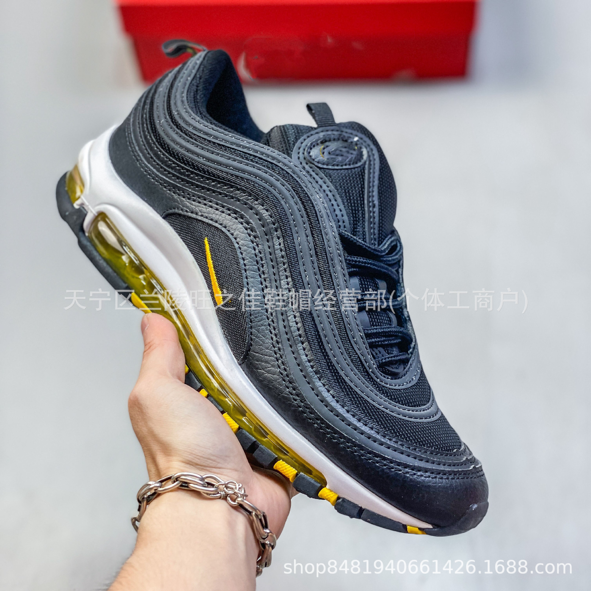 Putian zapatos transfronterizos al por mayor Air Max 97 pequeño gancho bala retro almohadilla de aire completo zapatillas deportivas casuales