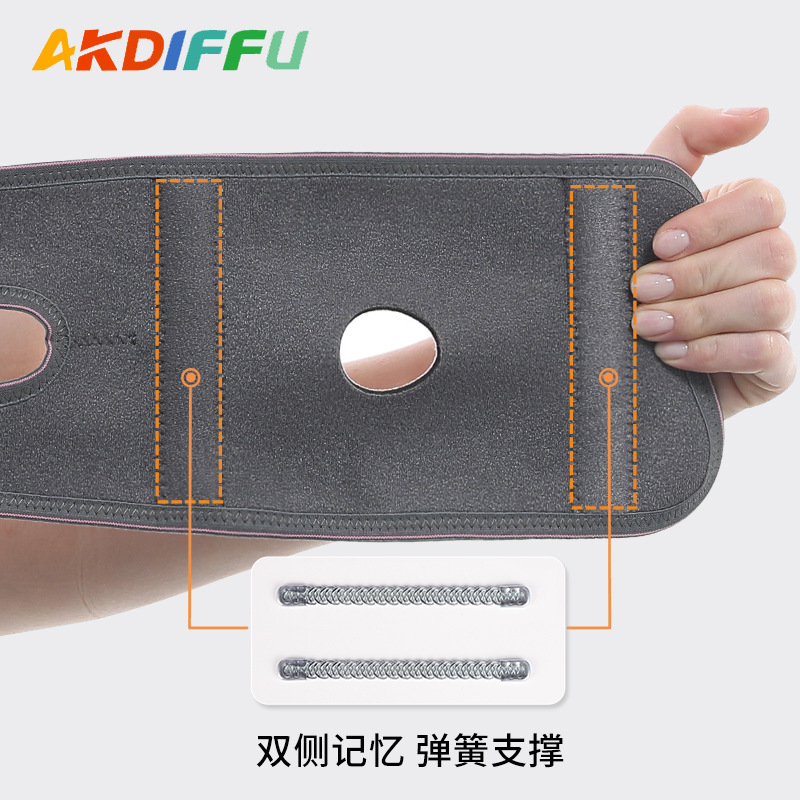 Nuevo protector de codo ajustable unisex, soporte de resorte, protector de codo, protector de brazo de ciclismo de escalada de bádminton de red