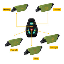 遥控LED发光腰包 LED发光包 跑步腰包 转向灯警示包 特价促销