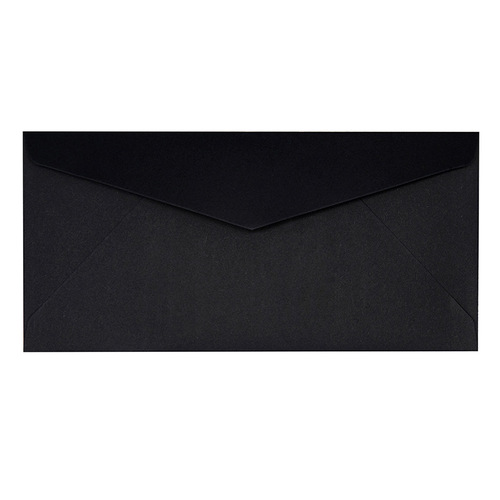 No. 5 blank A4 letter paper storage Western-style triangle retro kraft paper envelope special paper black envelope